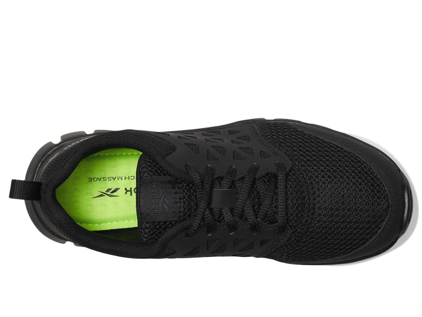 Reebok Work Women's Sublite Cushion Soft Toe Athletic Work Shoe Black - 8 Wide