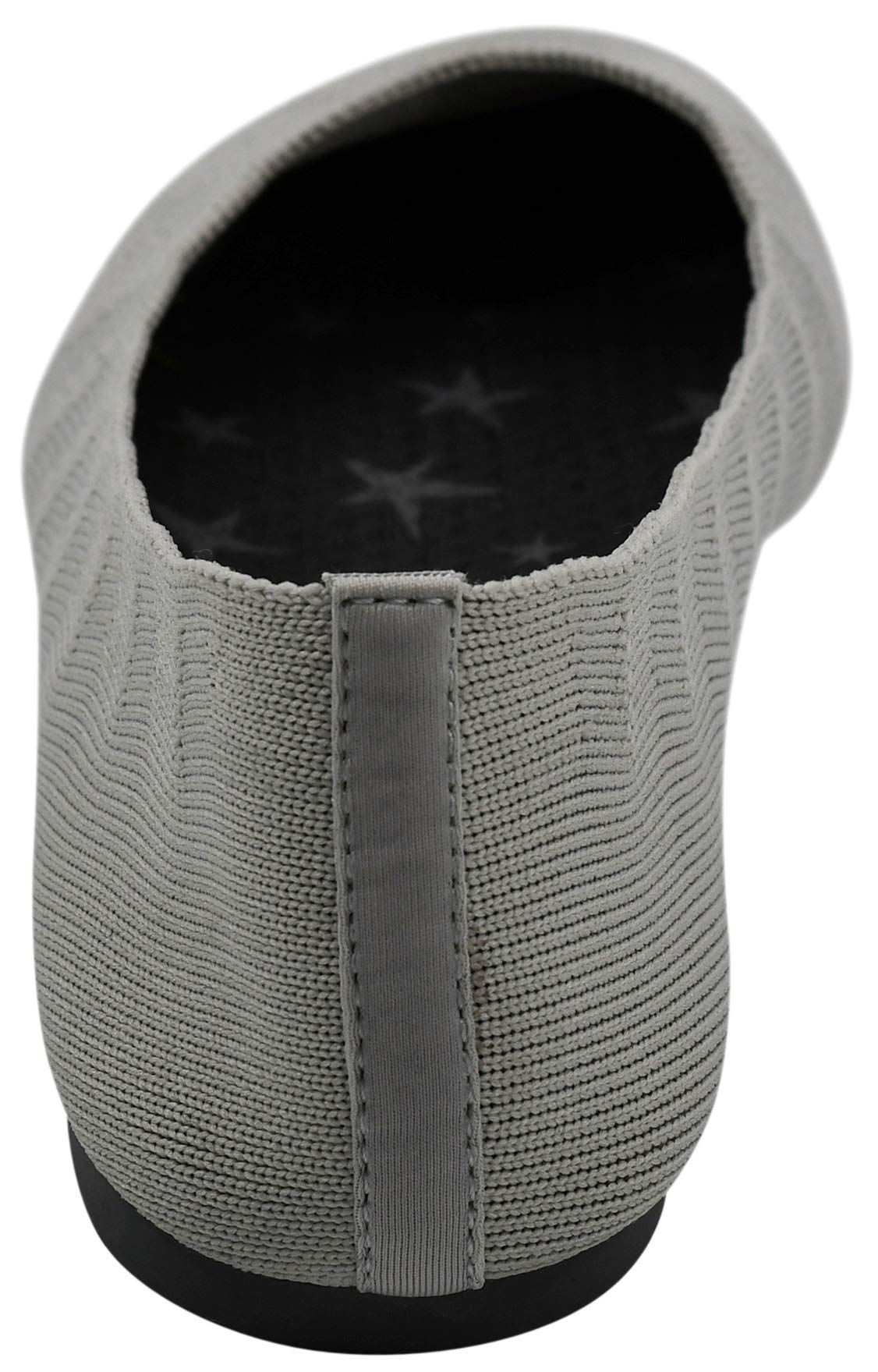 Skechers Women's Cleo Bewitch Ballet Flat, Light Grey, 7.5 W US