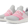 adidas Girl's Lite Racer Adapt 6.0 (Little Kid/Big Kid) Grey Two/Pink Fusion/Bliss Pink 13 Little Kid M