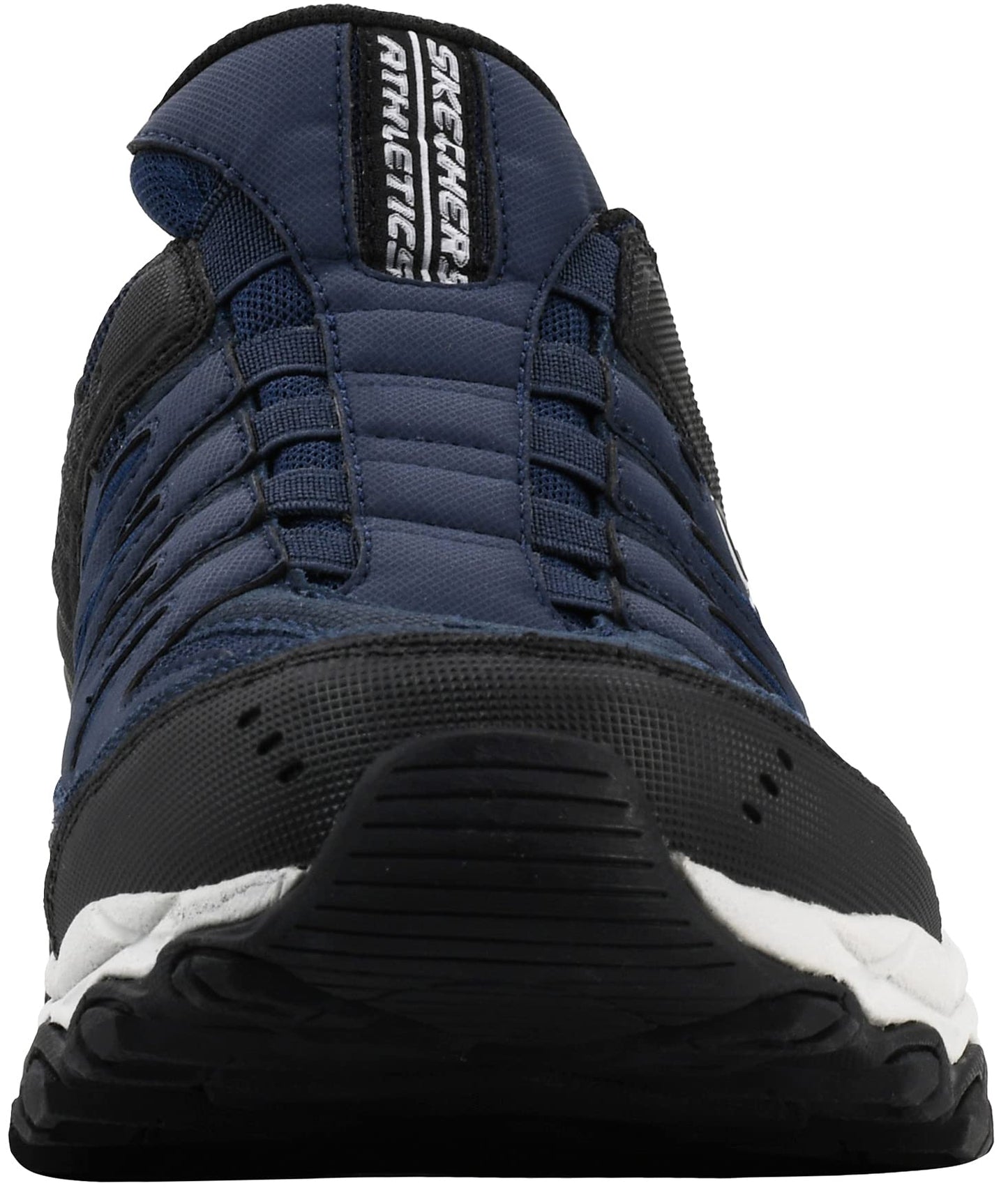 Skechers Men's Afterburn Wonted Memory Fit Slip-On Trainer, Navy, 14 XW US