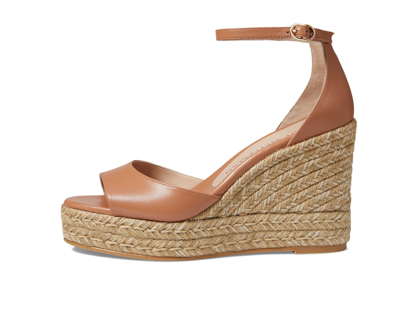 Stuart Weitzman Nudistcurve Espadrille Wedge Tan 1 9 B