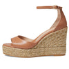 Stuart Weitzman Nudistcurve Espadrille Wedge Tan 1 8.5 B