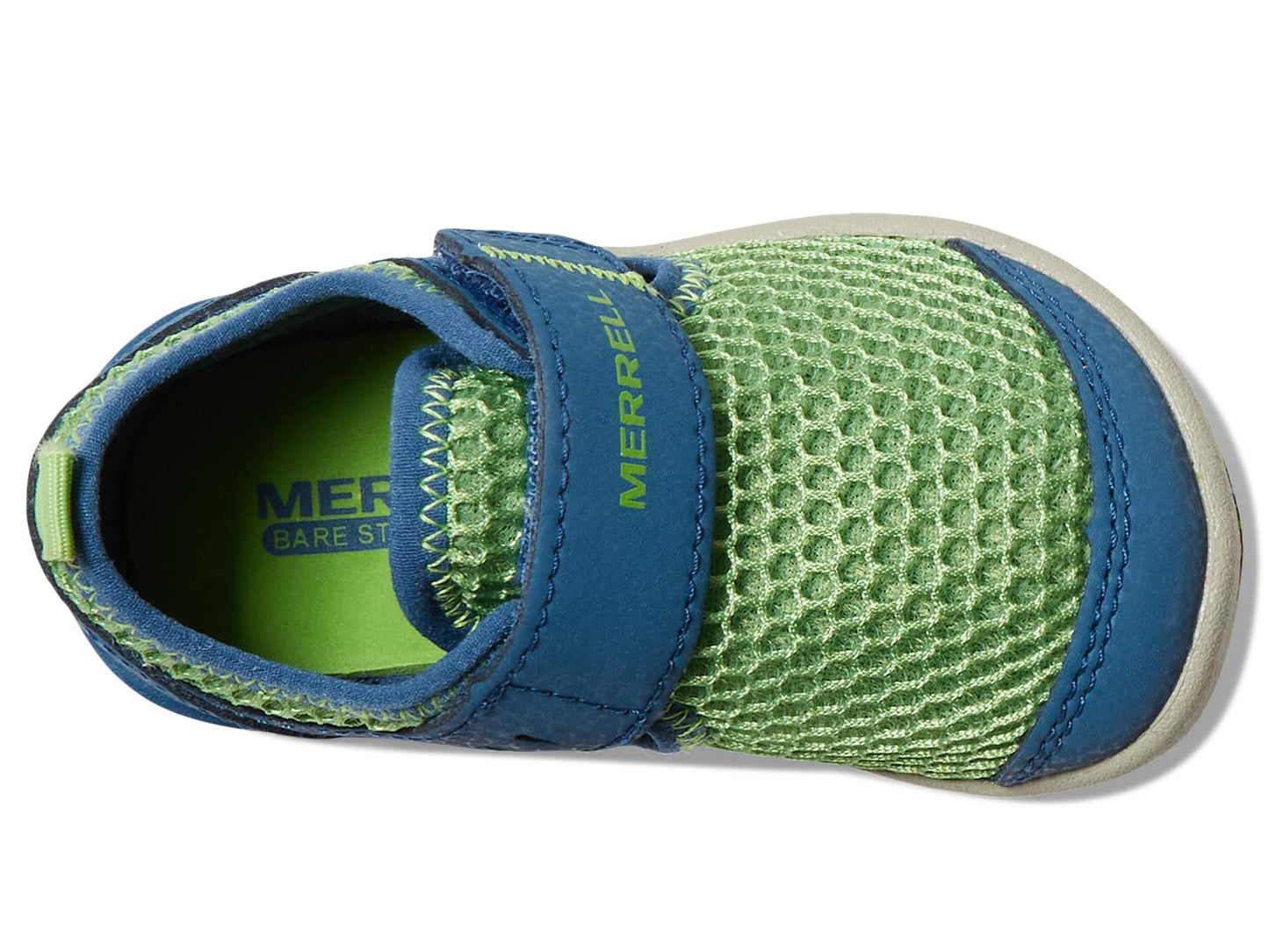 Merrell Unisex-Child Bare Steps H20 Water Shoe, Dark Blue/Green, 5 M US Unisex Little Kid