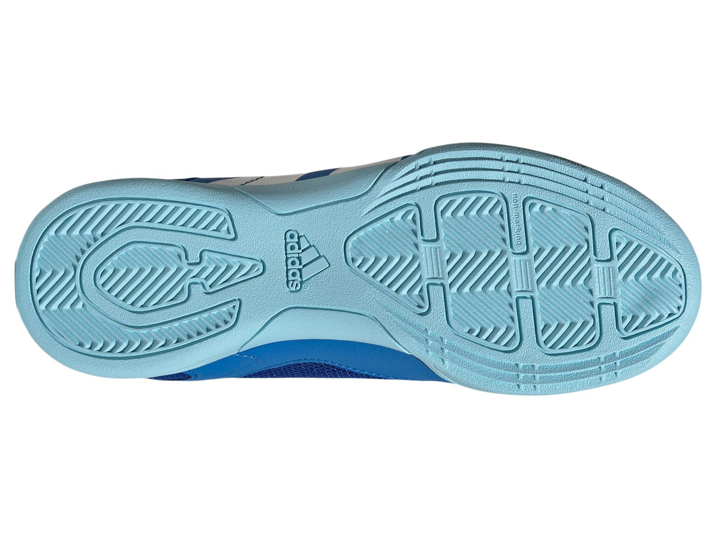 adidas Soccer Predator Accuracy.4 Indoor (Little Kid/Big Kid) Bright Royal/White/Bliss Blue 5.5 Big Kid M