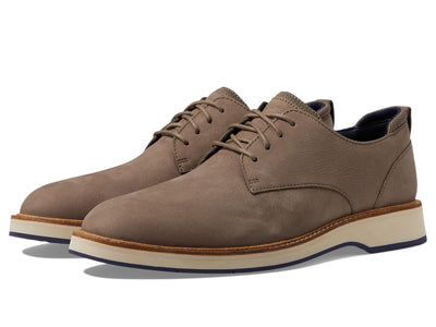 Cole Haan Men's Osborn Grand 360 Plain Toe Oxford Morel Nubuck Oat/Navy Blazer 8.5 Medium