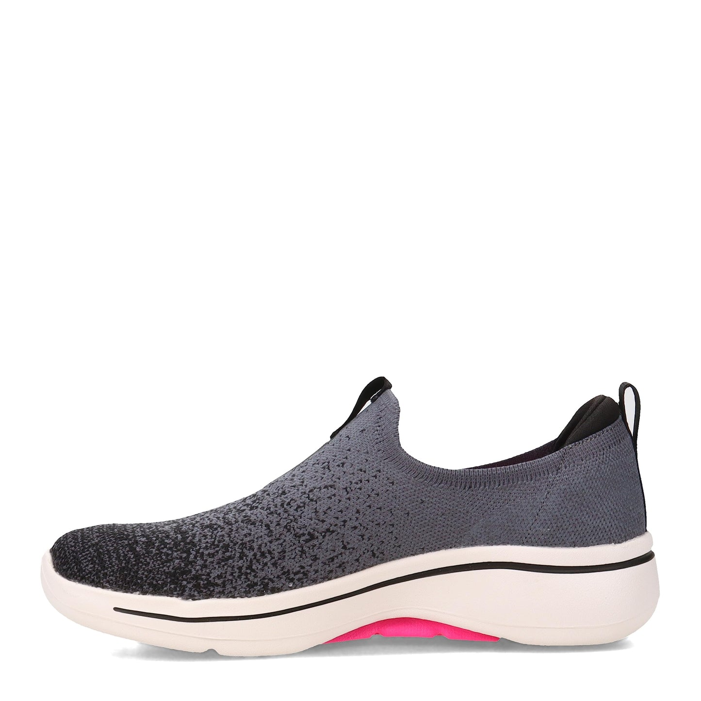 Skechers Go Walk Arch Fit - Lunar Views Black/Hot Pink 9.5 B (M)