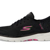 Skechers Go Walk 6 Vivid Idea Hands Free Slip-Ins Black/Multi 9 B (M)