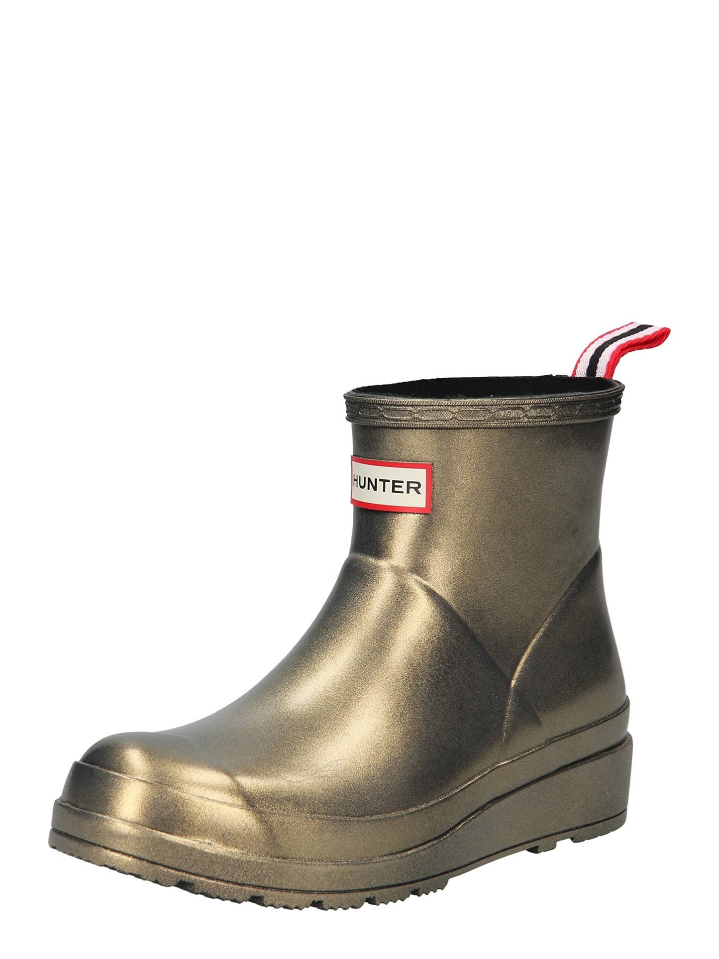 Hunter Original Play Boot Short Nebula - Boots for Women - Rubber Upper - Textile Lining - Removable Insole Gold 6 M