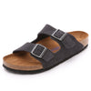 Birkenstock Arizona Soft Footbed Velvet Gray Suede Regular Width - EU Size 44 / Men's US Size 11-11.5