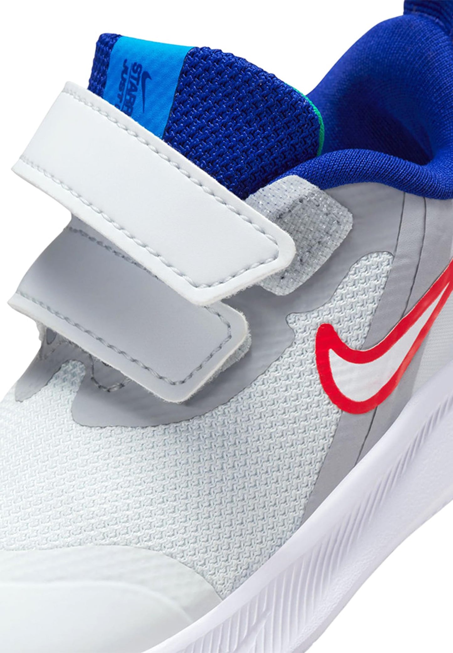 Nike Unisex-Child Star Runner 3, Platinum Pure/White-lt Crimson, 7 Toddler