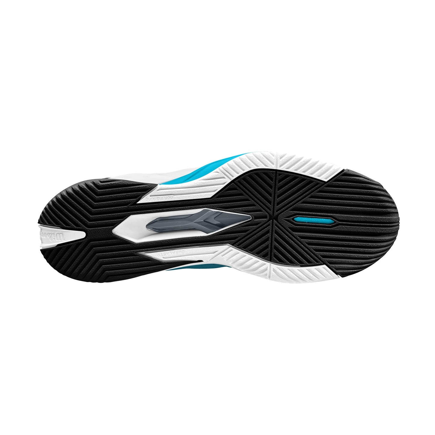 WILSON Rush Pro 4.0 White/Blue Coral/Blue Atoll 9.5 D (M)