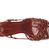 Tory Burch Women's Multi Strap Wedge Sandals 75mm Russet Brown/Russet Brown 9 Medium