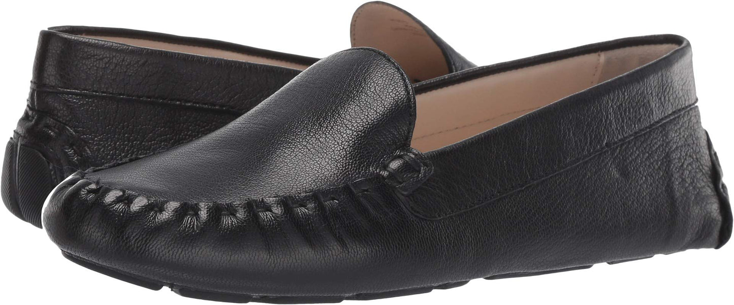 Cole Haan Womens Evelyn Driver Tea Leaf/Egret/Rosewater Leather 9.5 B - Medium