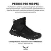 Salewa Men's Pedroc Pro Powertex Waterproof Trekking & Hiking Boot - Black/Black - 11