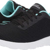 Skechers Women's Go Walk Joy Upturn, Black/Aqua, 5.5