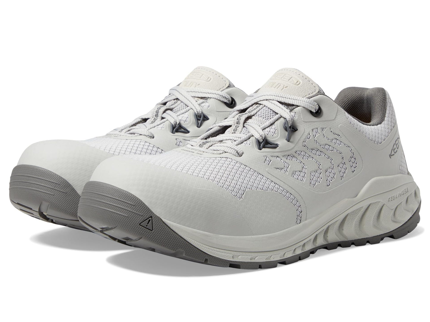 KEEN Utility Cully Comp Toe Vapor/Steel Grey 8 EE - Wide