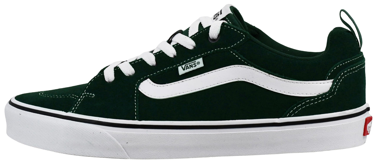 Vans Men's Filmore Sneaker, Suede Scarab/White, 10.5 M US