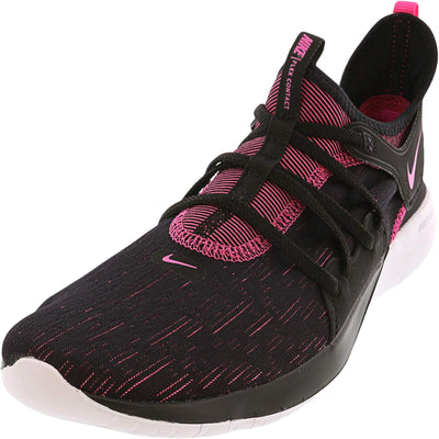 Nike Womens Flex Contact 3 Trainers Flexible Running Shoes Black 8 Medium (B,M)