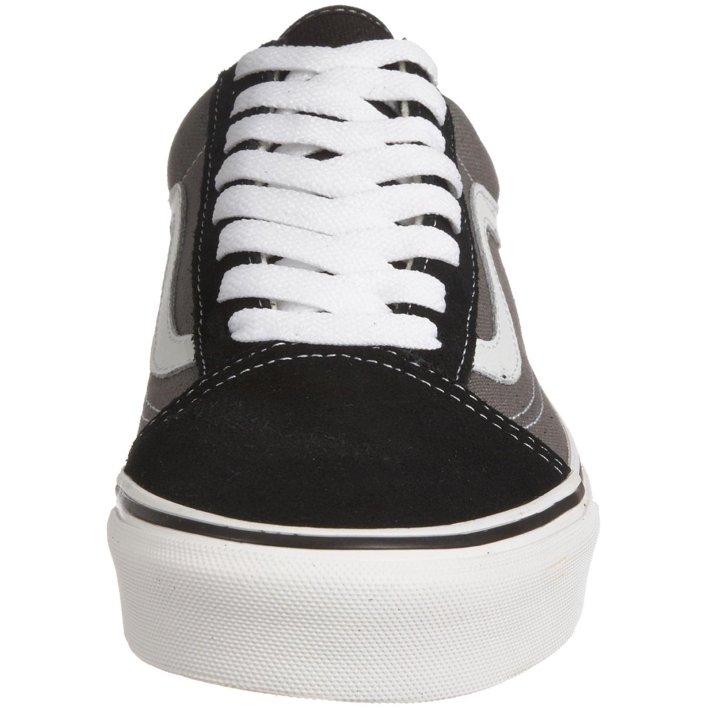 Vans Unisex's Canvas Sneakers, Grey Black Pewter, 2.5 UK