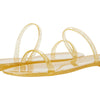 Stuart Weitzman Sawyer Slide Gold 11 M