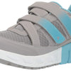 Propet Women's Matilda Strap Sneaker, Grey/Blue, 11 2E US