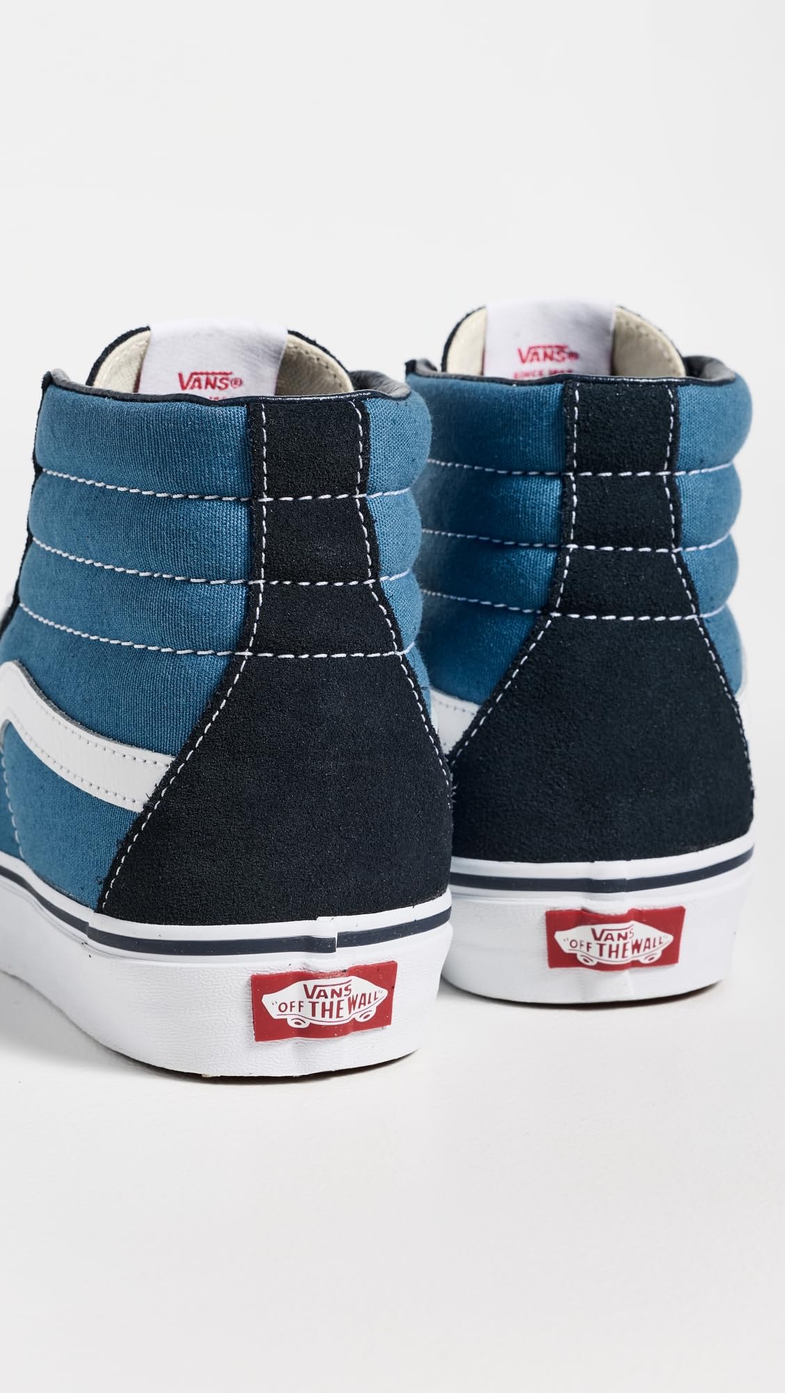 Vans U Sk8-Hi Unisex Sneakers, Navy, 9.5 US Women/8 US Men