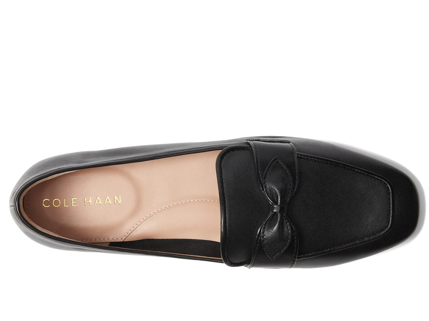 Cole Haan Women's York Bow Loafer Black Leather 11 Medium