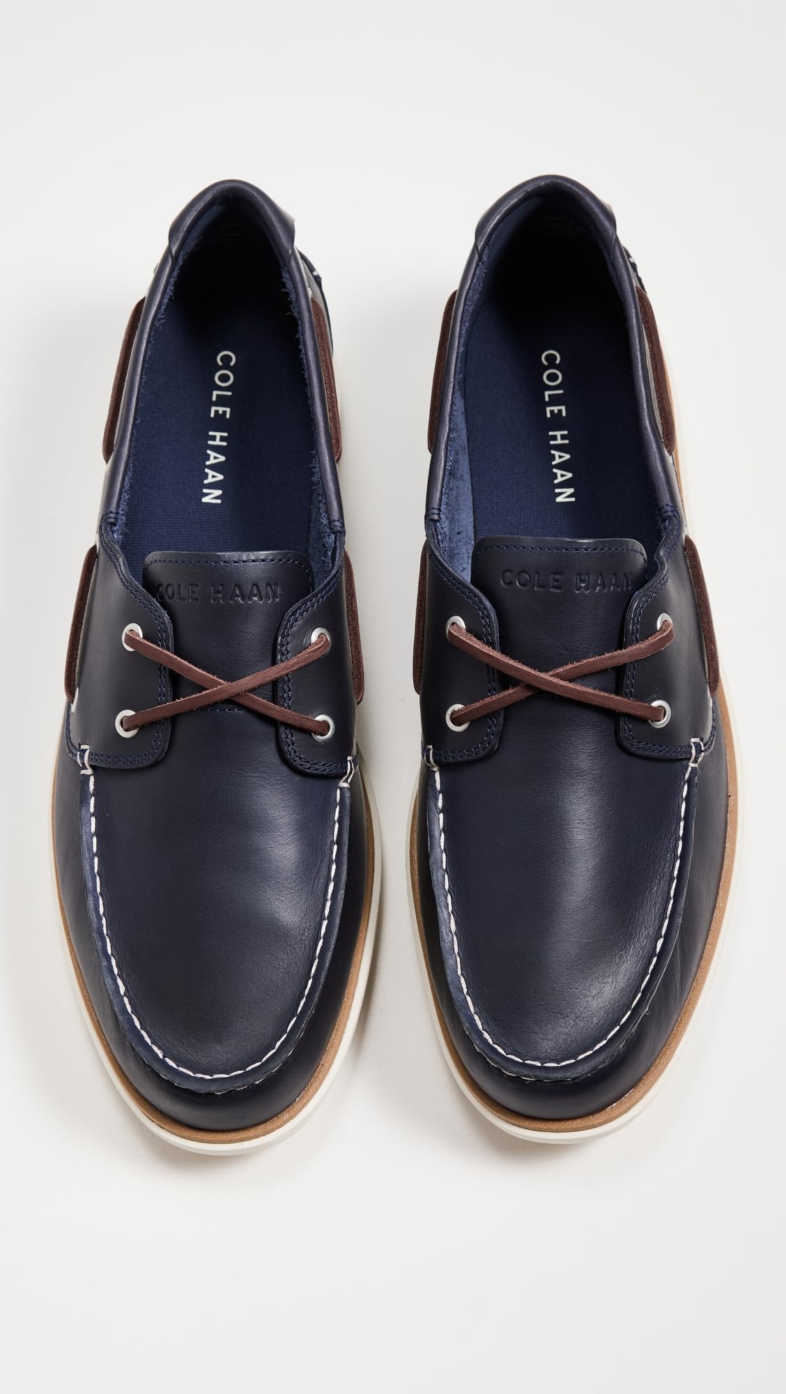 Cole Haan Men's Grandpro Windward Boat Shoe, Navy Blazer/Madeira/Ivory, 13-M US