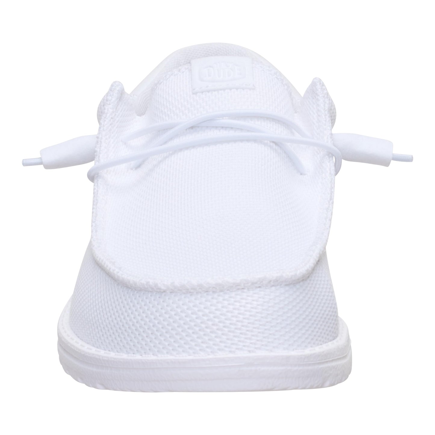 HEYDUDE Men's Wally-Funk Mono White Size 4 | Men's Shoes | Men Slip-on Loafers | Comfortable & Light-Weight