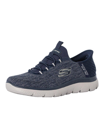 Skechers Men's Summits Key Pace Hands Free Slip-in Sneaker,Navy,14 Wide