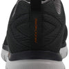 Skechers Men's Flex Advantage 2.0 - The Happs Oxford, Charcoal/Orange, 10.5 W US