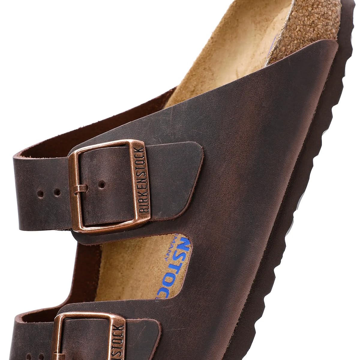 Birkenstock Arizona Mules/Clogs Men Brown Mules Shoes, Habana, 7 US