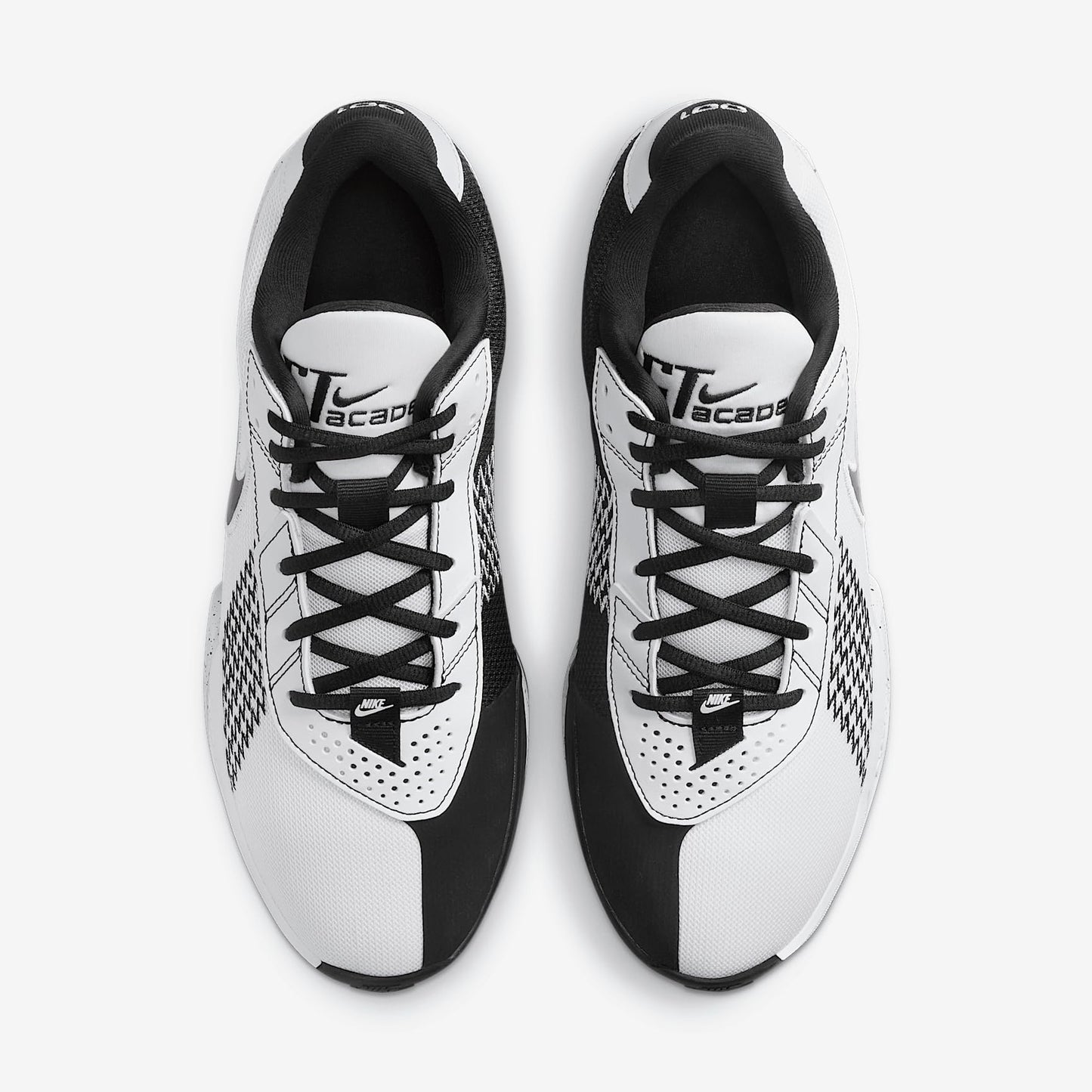 Nike G.T. Cut Academy Men's Basketball Shoes (FB2599-103, White/Black/Black) Size 7.5