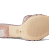 Stuart Weitzman Ruche 75 Slide Heels for Women - Shimmery Textile Upper with Slip-on Style, Festive Wear Comfortable Heels Poudre 9.5 B