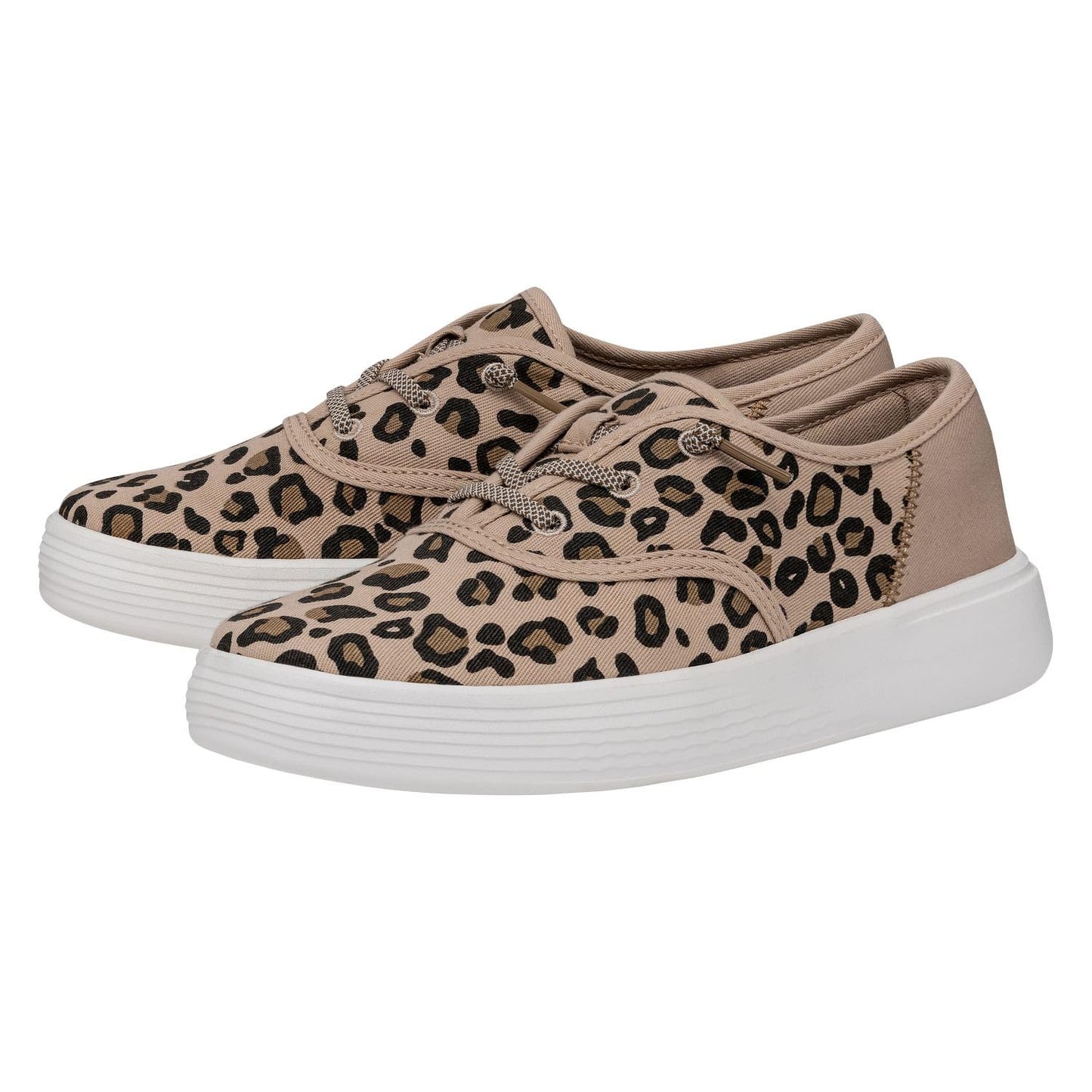 HEYDUDE Conway W Desert Leopard Size W7 | Women's Shoes | Women's Slip On Sneakers | Comfortable & Light-Weight