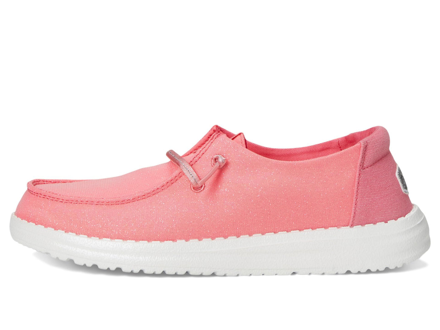 HEYDUDE Girls Wendy Stardust (Little Kid/Big Kid) Plumeria Pink 6 Medium