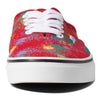 Vans Authentic Mule (Overspray) Racing Red/True White Men's 7, Women's 8.5 Medium