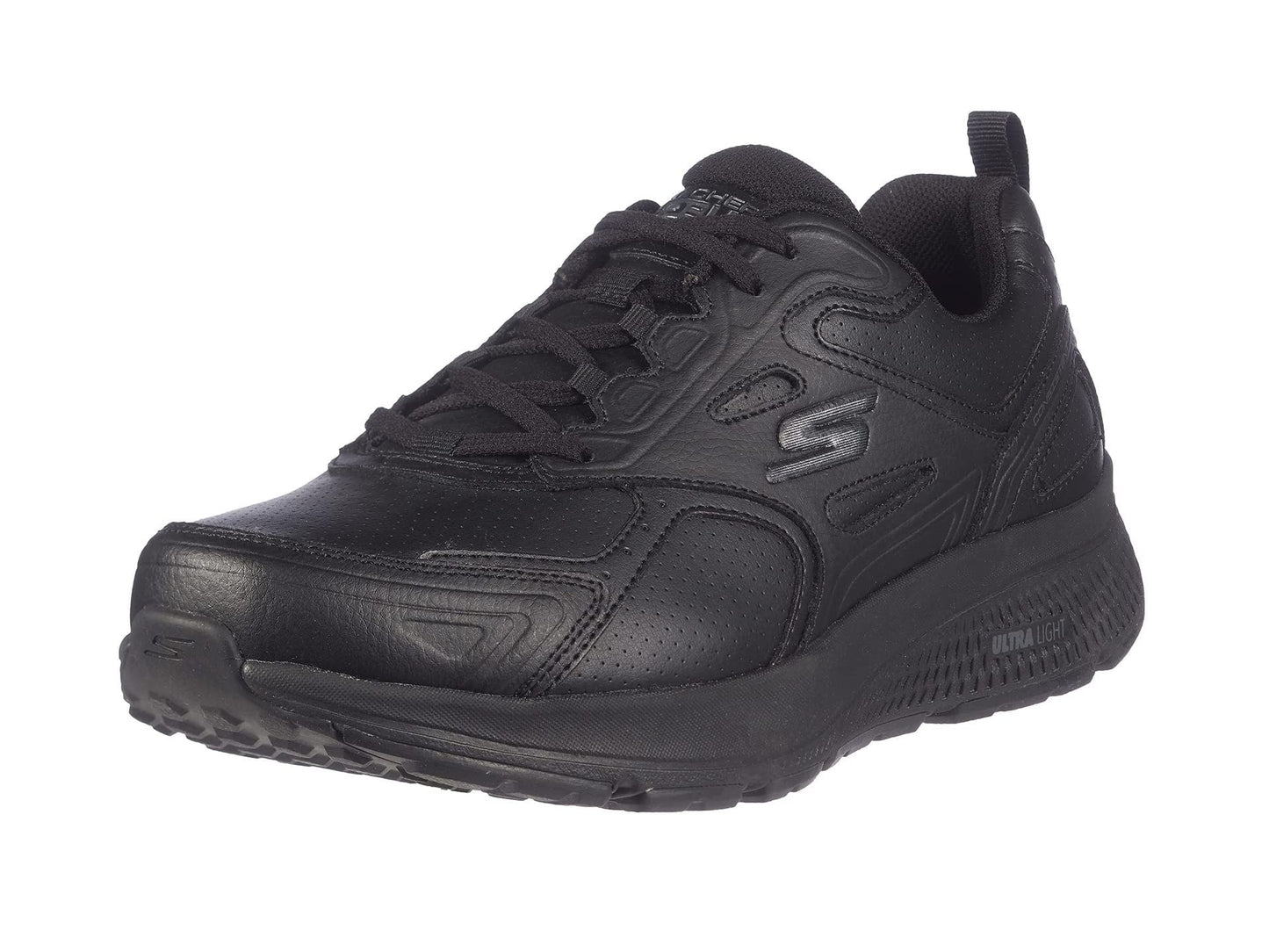 Go Run Consistent - Leather Cross-Training Tennis Shoe Sneaker with Air Cooled Foam