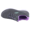 Skechers Sport Summits-Cool Classic Athletic Sneaker Women's Sneaker, 7 C/D US, Charcoal-Lavender-Mint