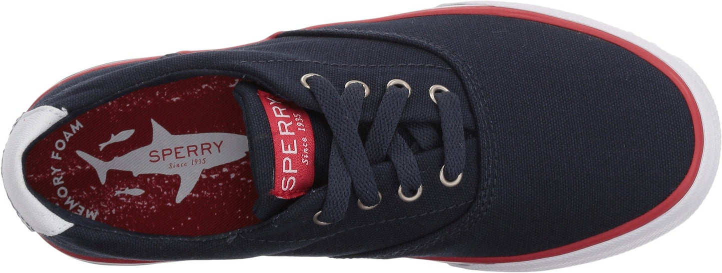 Sperry Top-Sider Boy's Striper II/Navy Shoe, Navy, 6 Medium US Big Kid