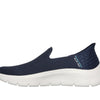Skechers Women's Hands Free Slip-Ins Go Walk Flex-Relish Sneaker, Navy, 10 Wide US