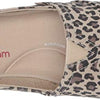 Skechers Women's Bobs Plush - Hot Spotted Ballet Flat Slip-On, Leopard, 6.5 W US