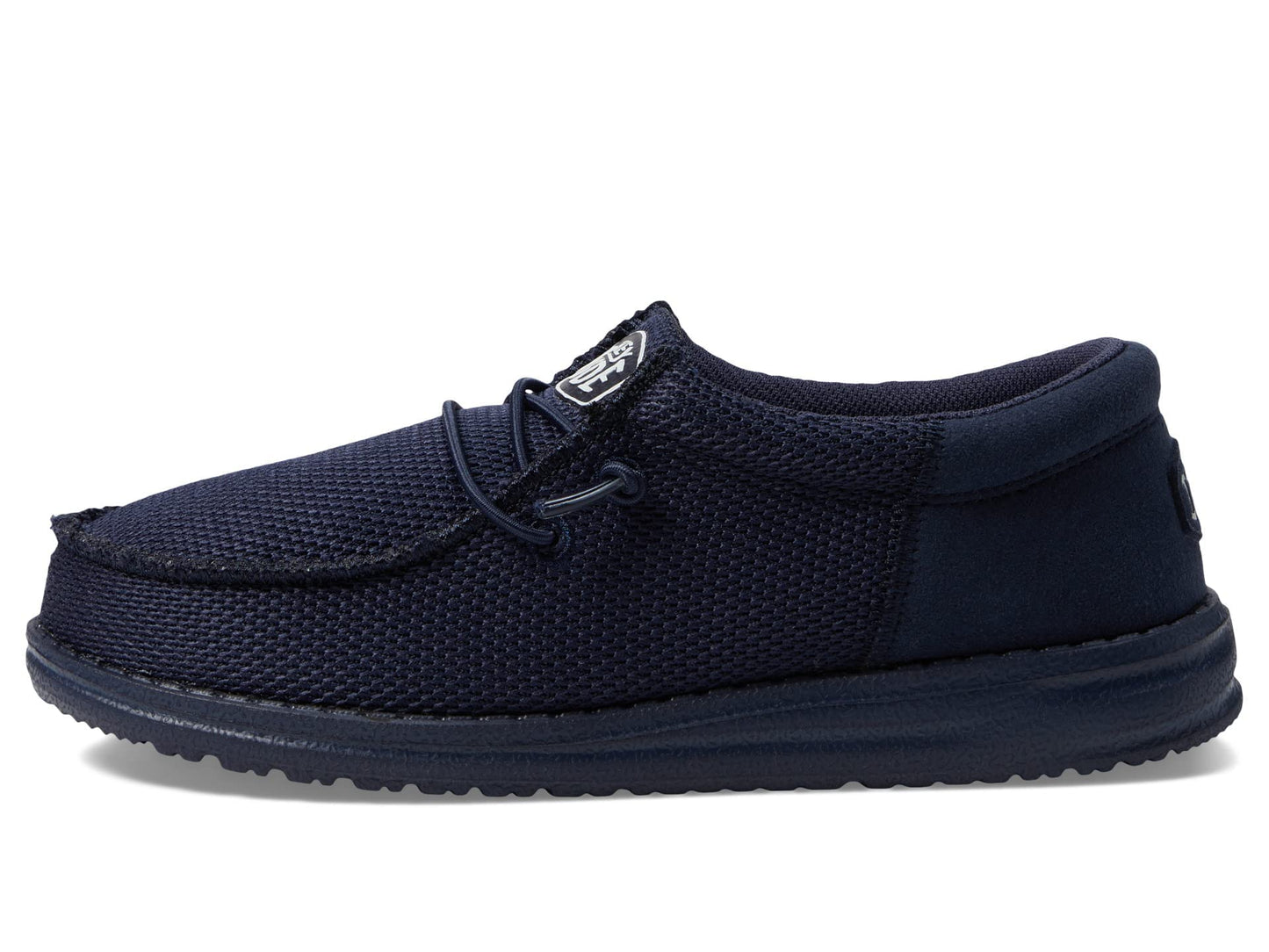 HEYDUDE Boy's Wally Funk Mono Slip-On Casual Shoes (Little Kid/Big Kid) Navy 4 Big Kid M