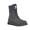 Carhartt Women's Waterproof 8" Sherpa Lined Fold Down Winter Wedge Boot, Dark Grey - 11 M