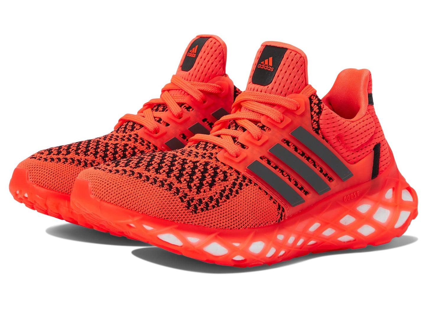 adidas Boy's Ultraboost Alphaskin Web (Big Kid) Solar Red/Night Metallic/Black 4.5 Big Kid M