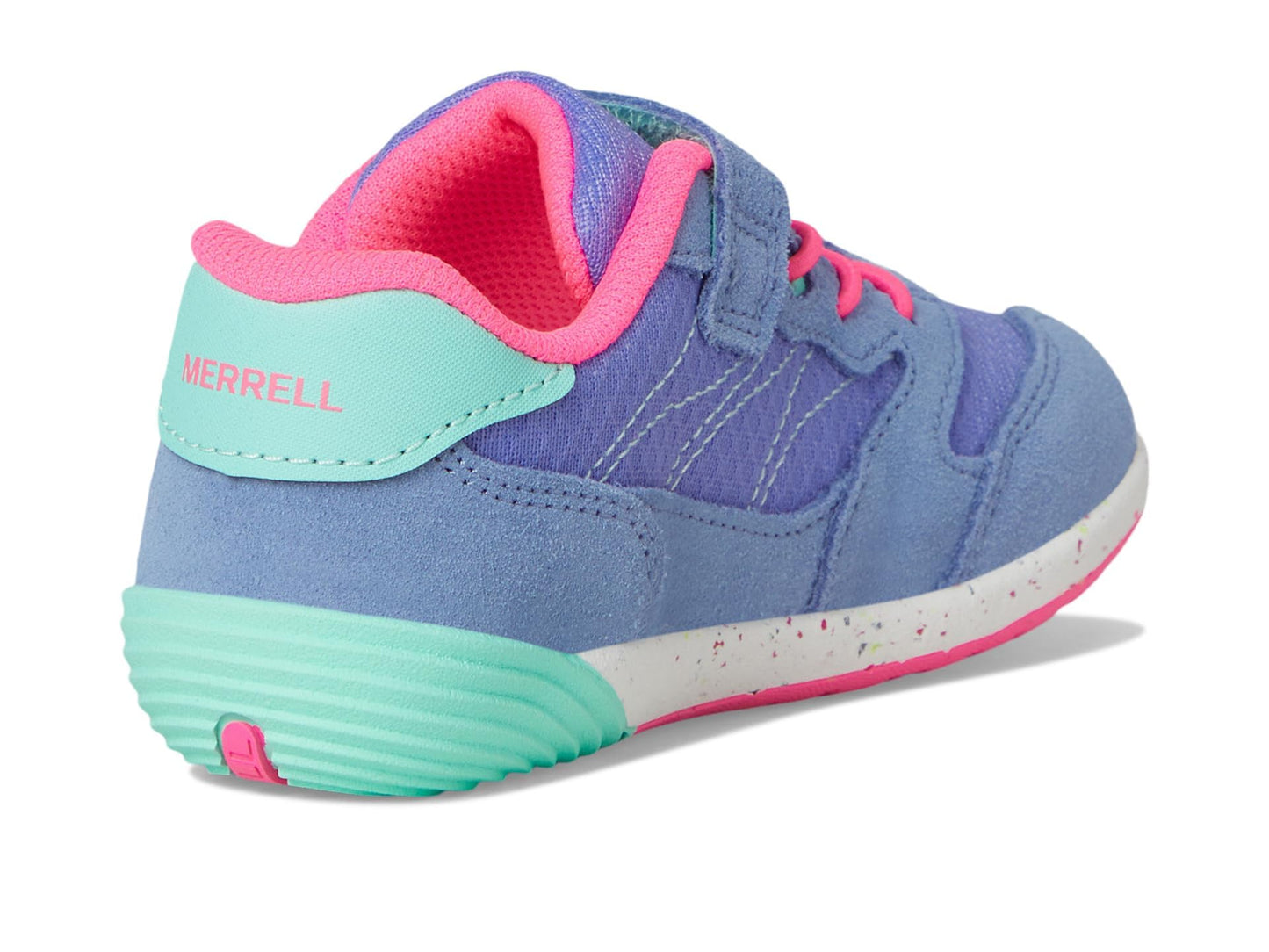 Merrell, Unisex, Bare Steps A83 (Little Kid), Periwinkle, 8, Wide