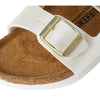 Birkenstock Arizona (Toddler/Little Big Kid) Sandal, Pearl Electric Metallic, 2-2.5 Narrow Unisex