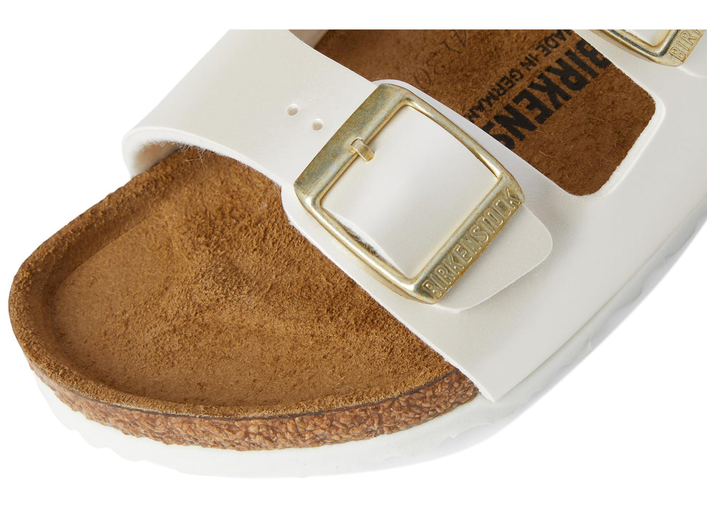 Birkenstock Arizona (Toddler/Little Big Kid) Sandal, Pearl Electric Metallic, 2-2.5 Narrow Unisex