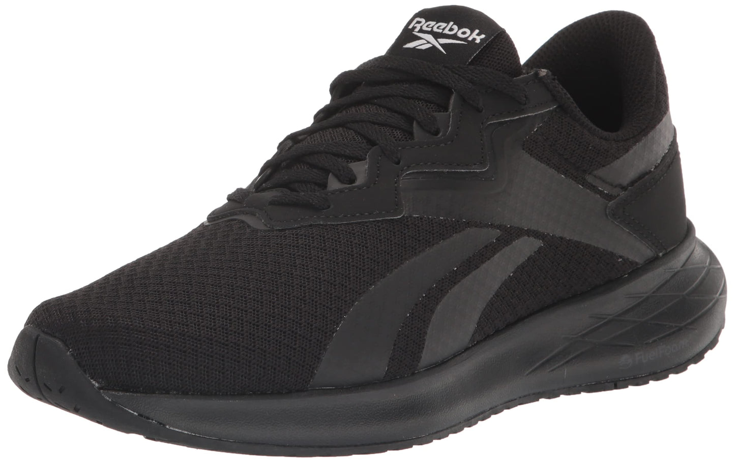 Reebok Women's Energen Plus 2.0 Running Shoe, Black/White, 8 US Women