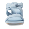 Stuart Weitzman Playa 75 Knot Block Slide Light 7 B